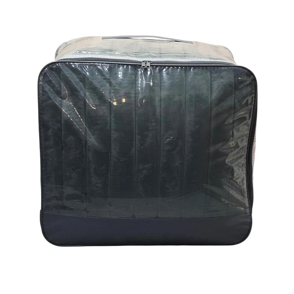 Hallmart‎ Collectibles King Comforter Set Green luxurious faux fur 3 Piece Glam